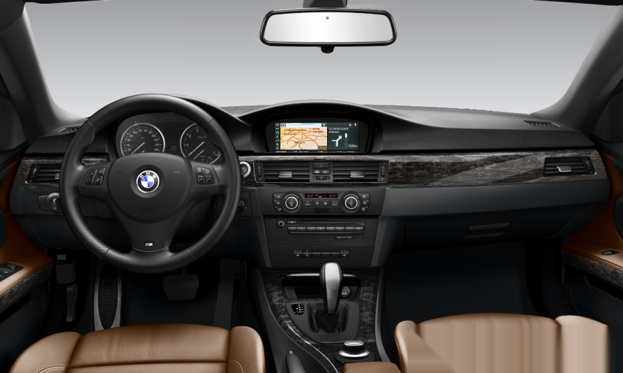 Interior of 2007 BMW 325i (E93), VIN WBAWN310X0PY99112