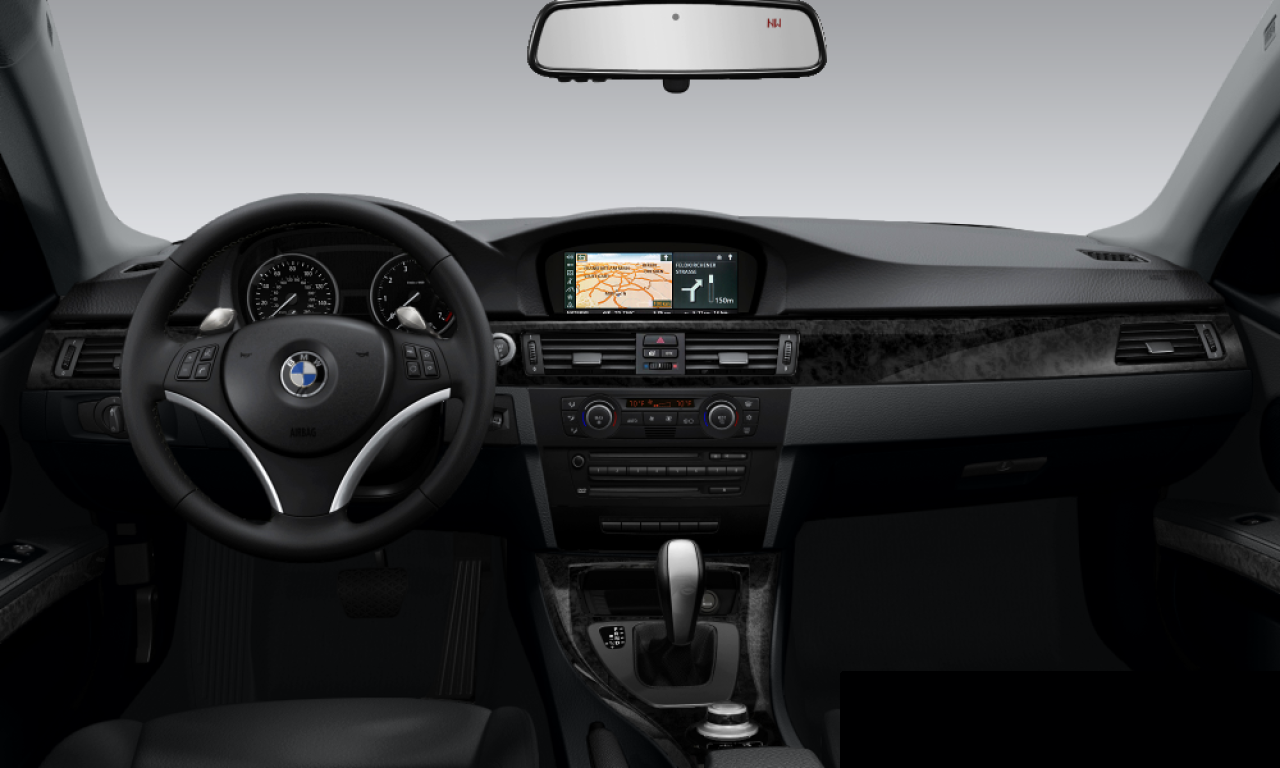 Interior of BMW 328i (E92), VIN WBAWV13538P119170