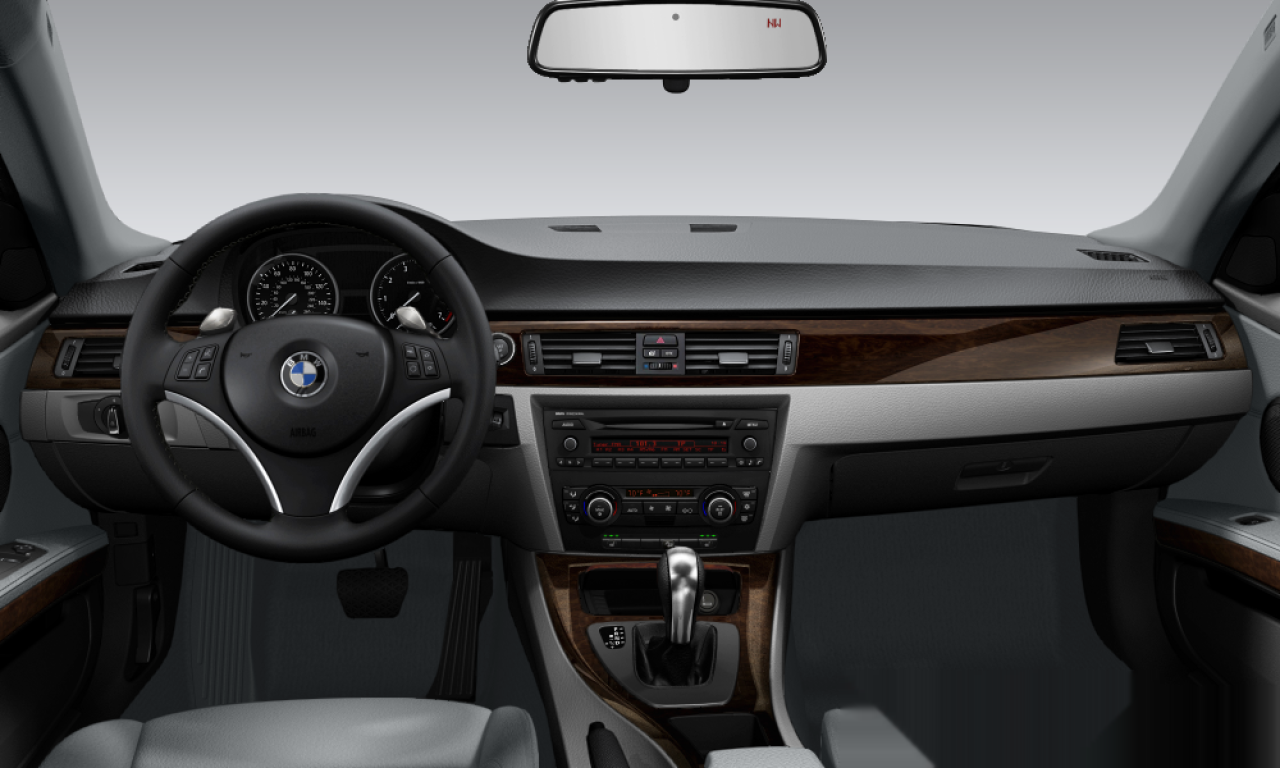 Interior of 2009 BMW 328xi (E92), VIN WBAWV53579P080463