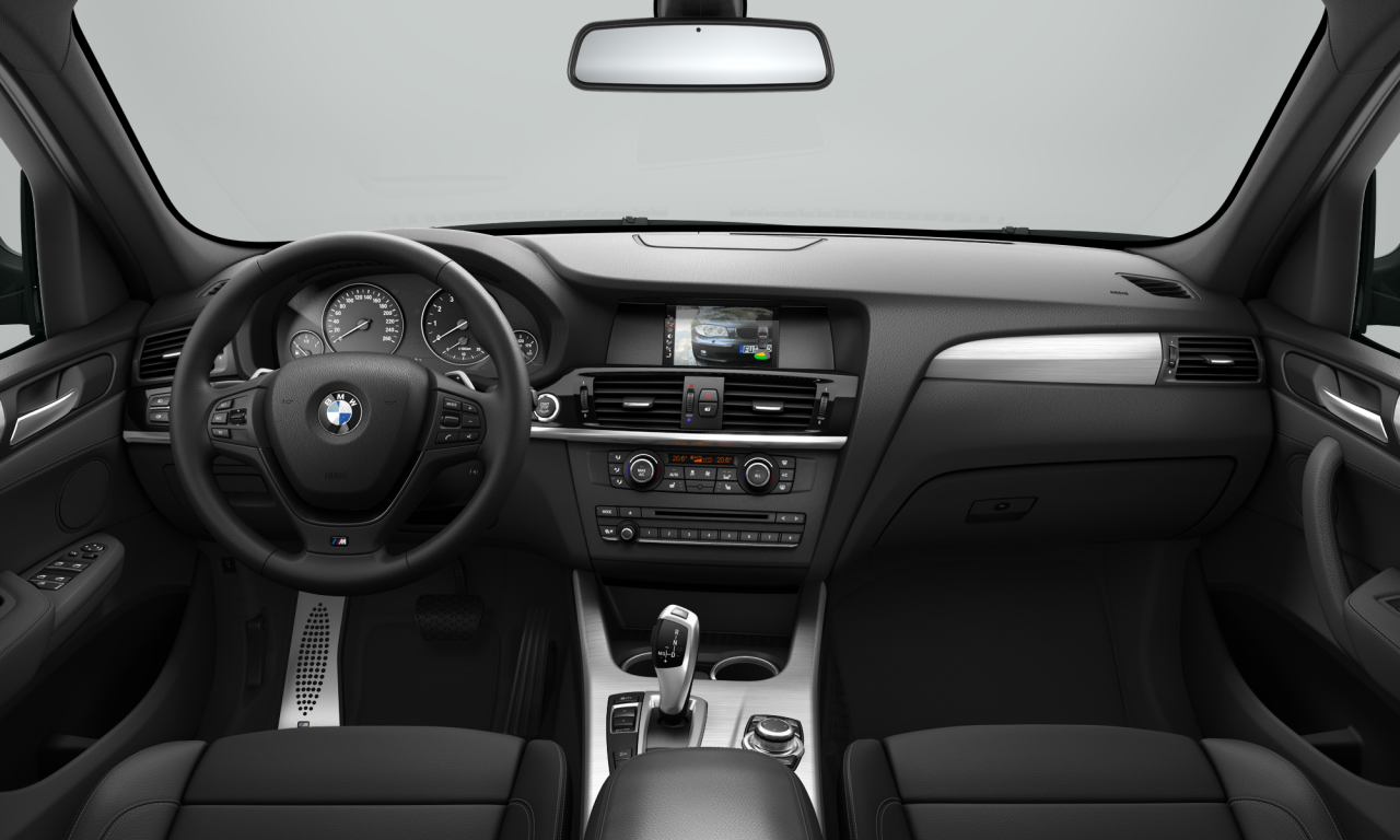 Interior of BMW X3 xDrive20i (F25), VIN WBAWX320900B27141