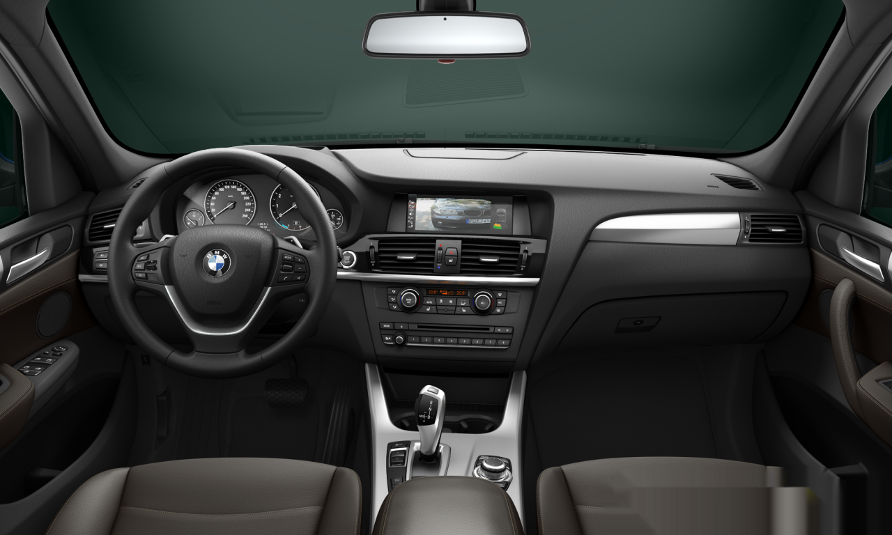 Interior of BMW X3 xDrive28i (F25), VIN WBAWX910X00C84620
