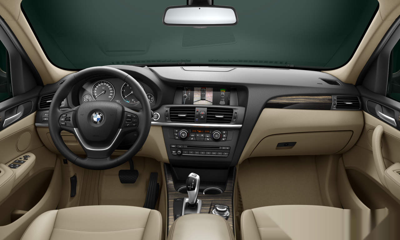 Interior of BMW X3 xDrive20d (F25), VIN WBAWY31000L542360