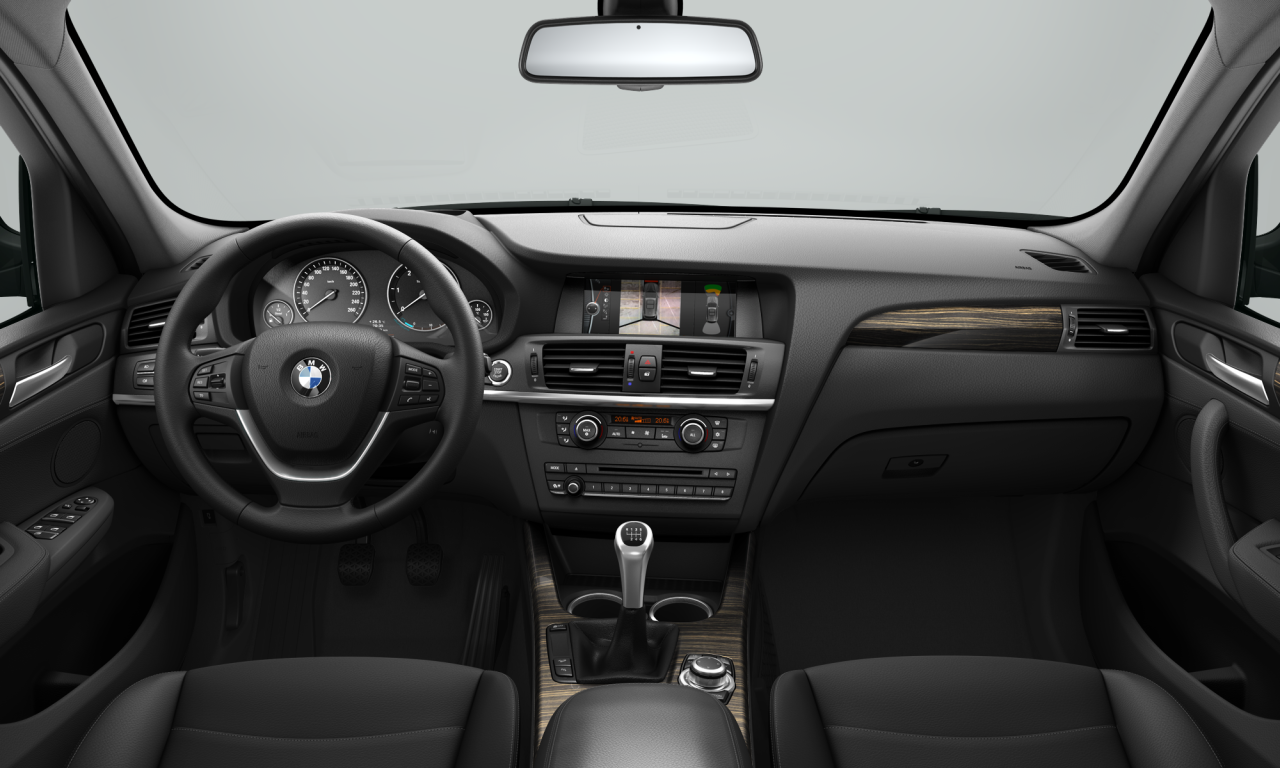 Interior of BMW X3 xDrive20d (F25), VIN WBAWY31010L609306