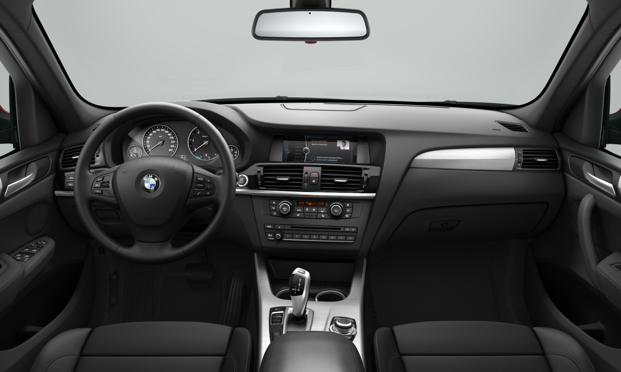 Interior of 2012 BMW X3 xDrive20d (F25), VIN WBAWY310200A69761