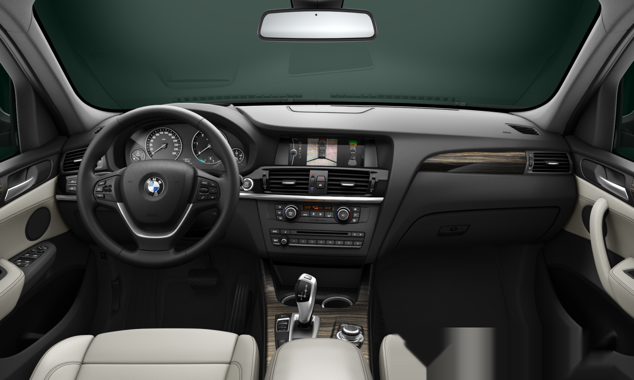 Interior of BMW X3 xDrive20d (F25), VIN WBAWY310200A70182