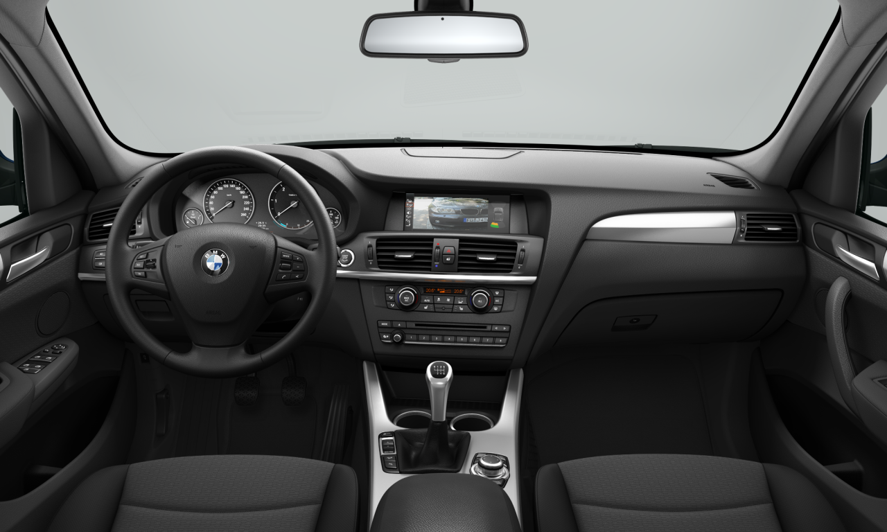 Interior of BMW X3 xDrive20d (F25), VIN WBAWY31030L623949