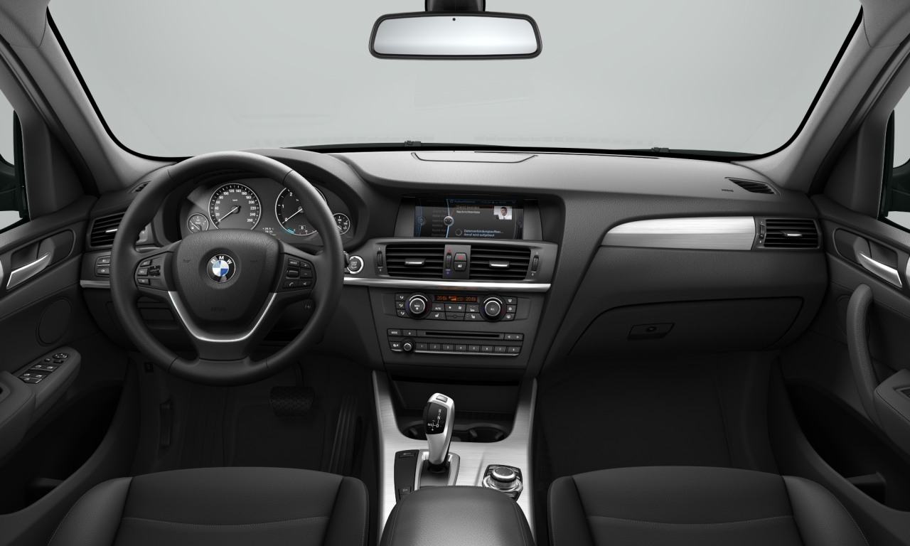 Interior of 2010 BMW X3 xDrive20d (F25), VIN WBAWY31040L523021
