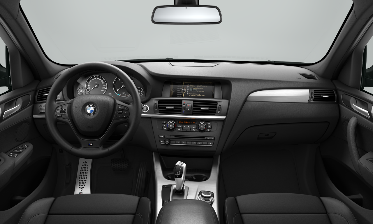 Interior of 2011 BMW X3 xDrive20d (F25), VIN WBAWY31040L546766