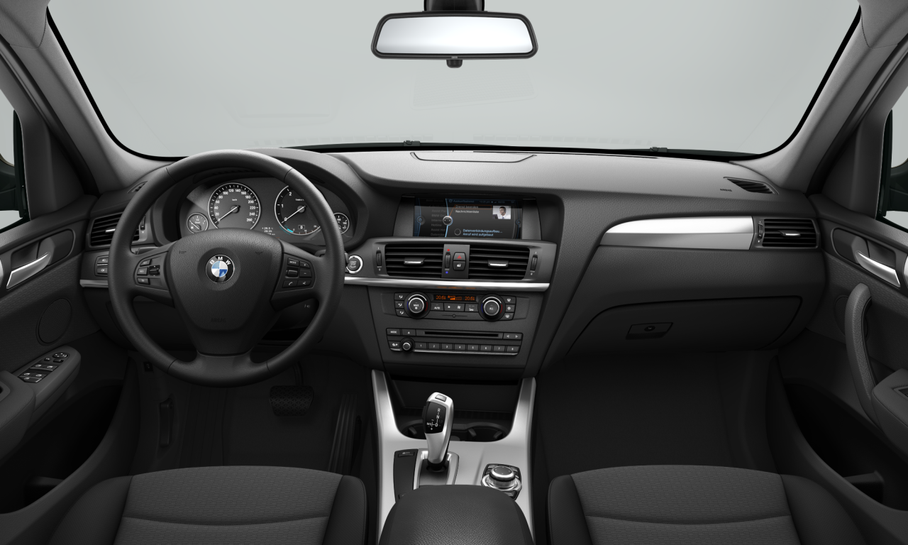 Interior of BMW X3 xDrive20d (F25), VIN WBAWY31050L535078