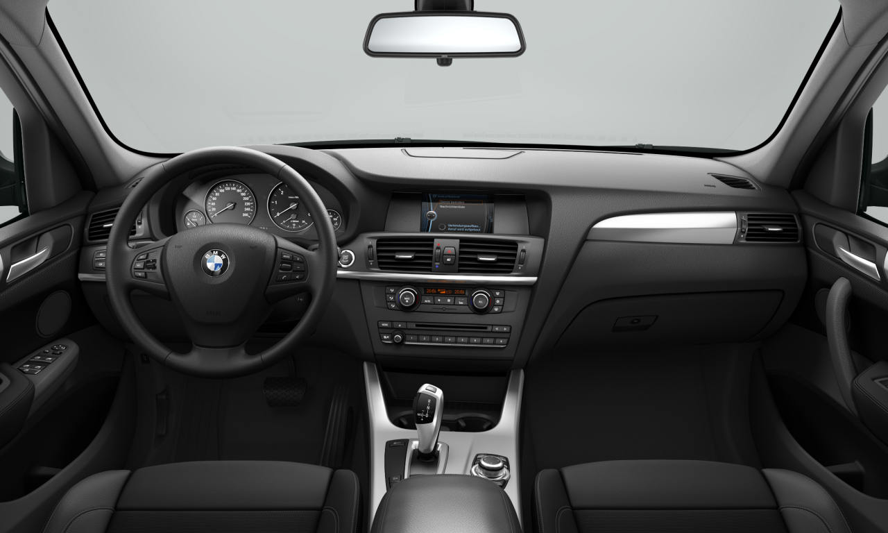 Interior of 2011 BMW X3 xDrive20d (F25), VIN WBAWY31070L533266
