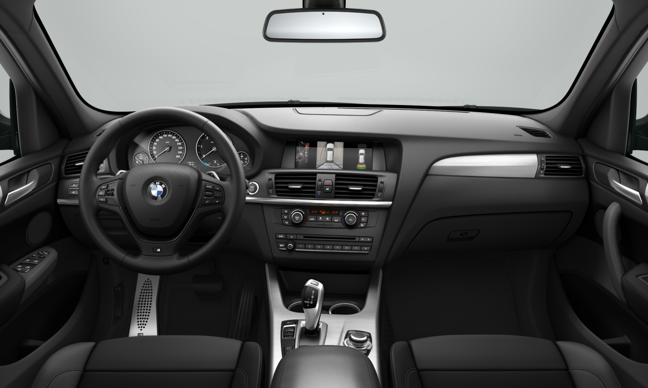 Interior of 2013 BMW X3 xDrive20d (F25), VIN WBAWY320500C68835
