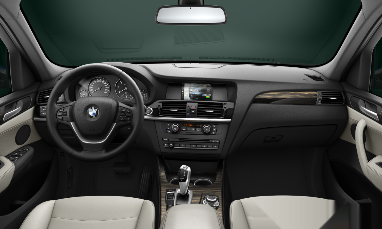 Interior of BMW X3 xDrive20d (F25), VIN WBAWY32090L684429