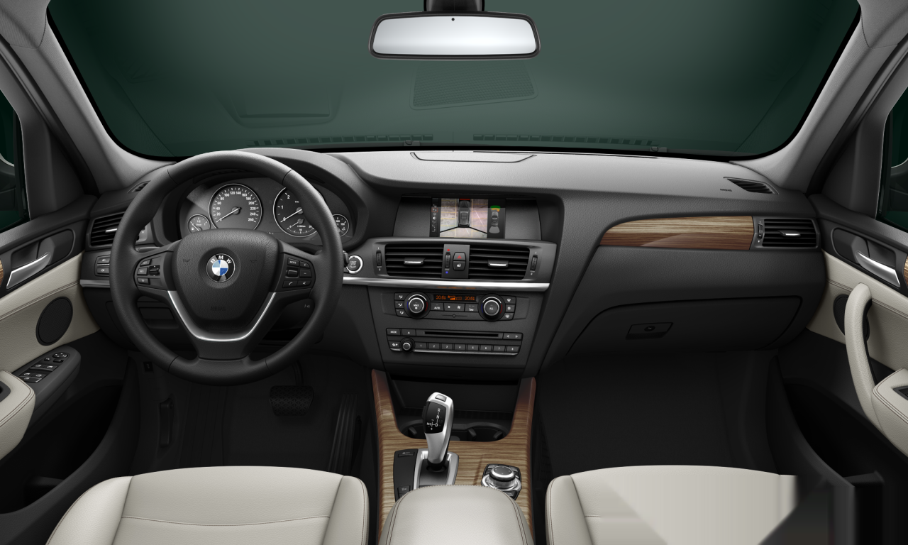 Interior of BMW X3 xDrive20d (F25), VIN WBAWY320X0L676436