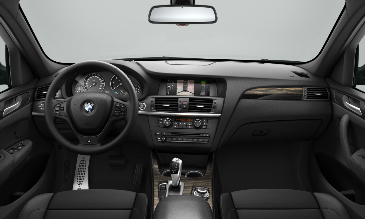 Interior of BMW X3 xDrive30d (F25), VIN WBAWY51040L846612