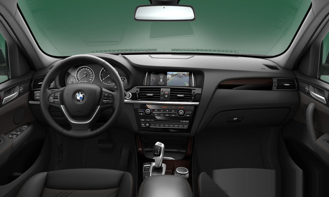 Interior of BMW X3 xDrive30d (F25), VIN WBAWY510600E33319
