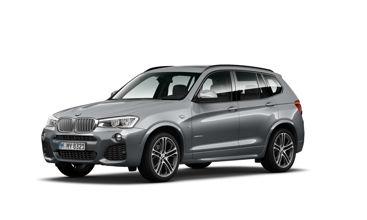 Exterior of 2017 BMW X3 xDrive30d (F25), VIN WBAWY510800E35430