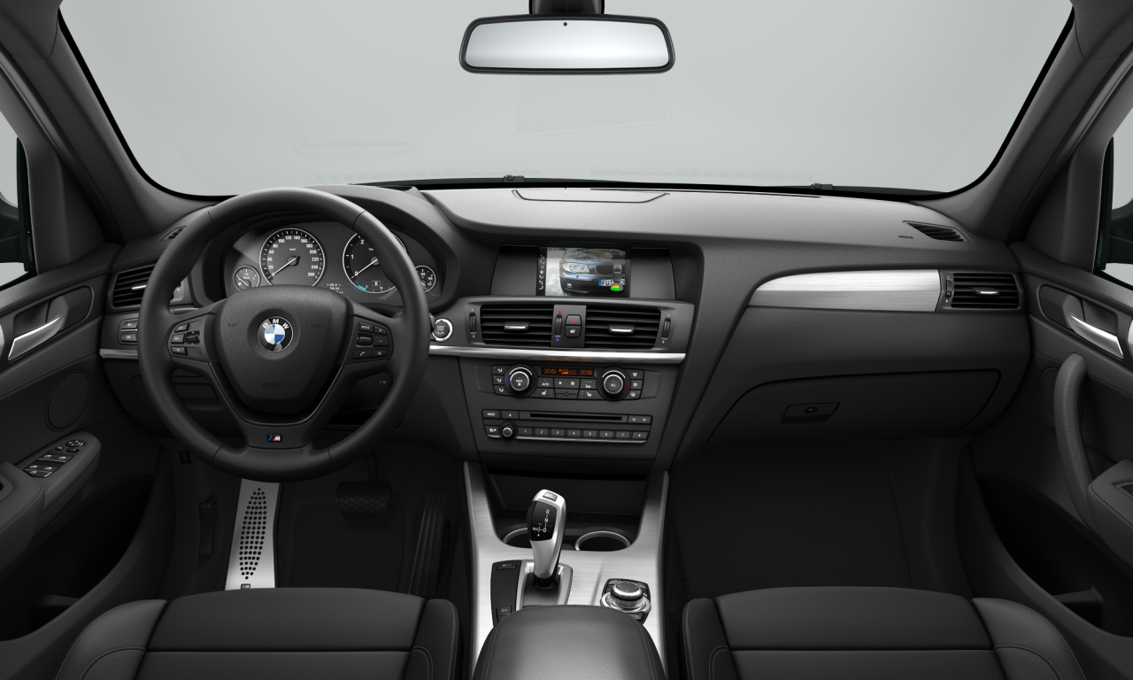 Interior of 2011 BMW X3 xDrive30d (F25), VIN WBAWY51090L876057