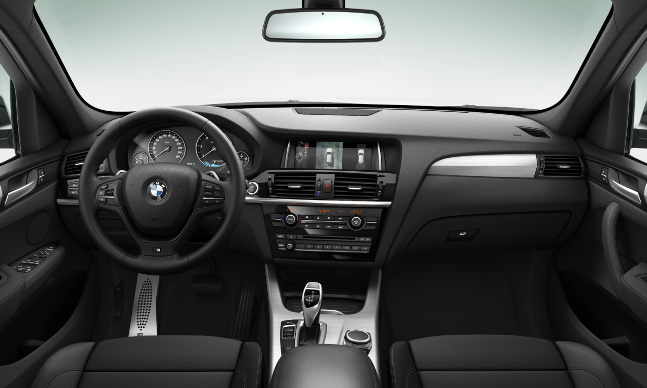 Interior of BMW X3 xDrive30d (F25), VIN WBAWY520200B56585