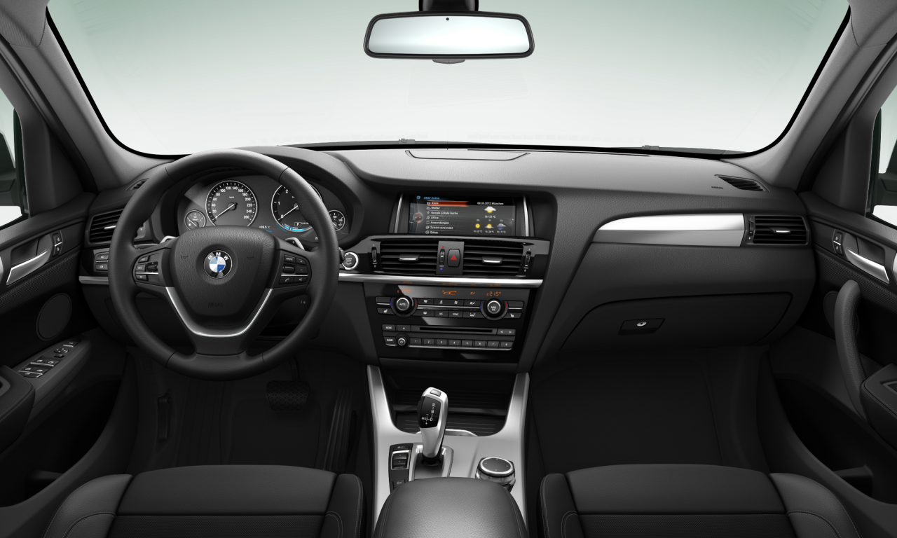Interior of BMW X3 xDrive20d (F25), VIN WBAWZ510200M22733