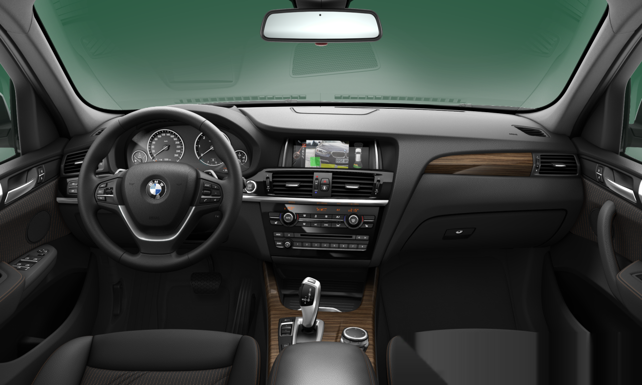 Interior of BMW X3 xDrive20d (F25), VIN WBAWZ510400M02791