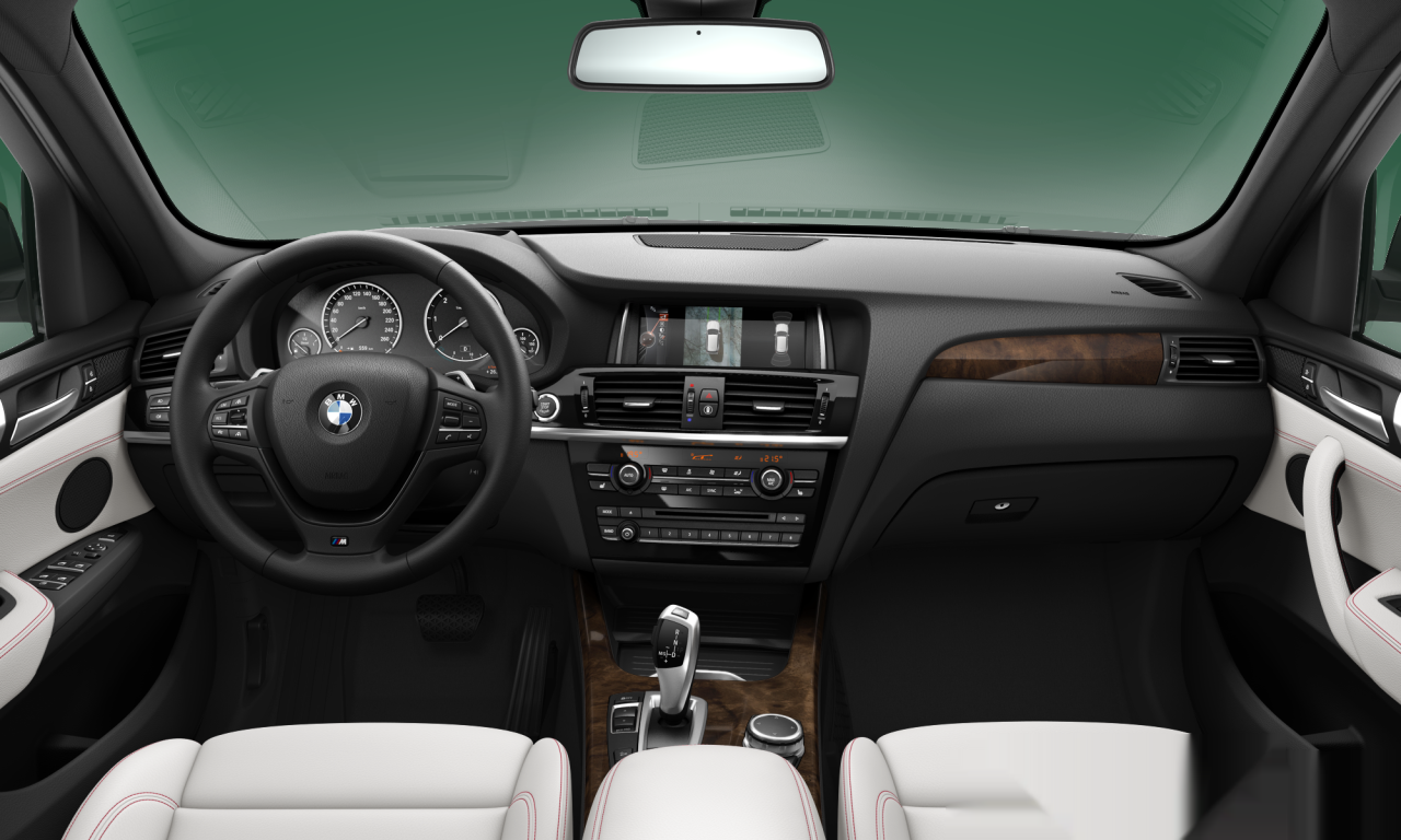 Interior of 2014 BMW X3 xDrive20d (F25), VIN WBAWZ5107F0M03085