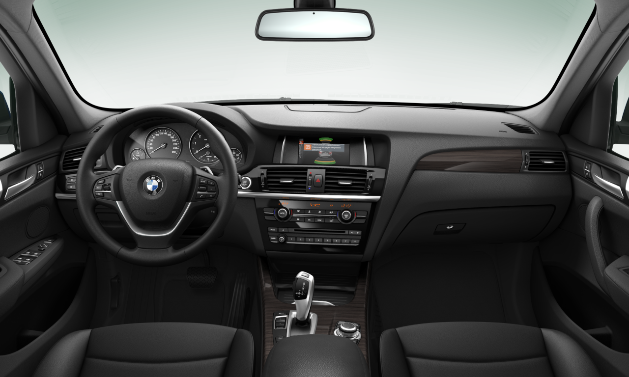 Interior of BMW X3 xDrive20d (F25), VIN WBAWZ520000T57704