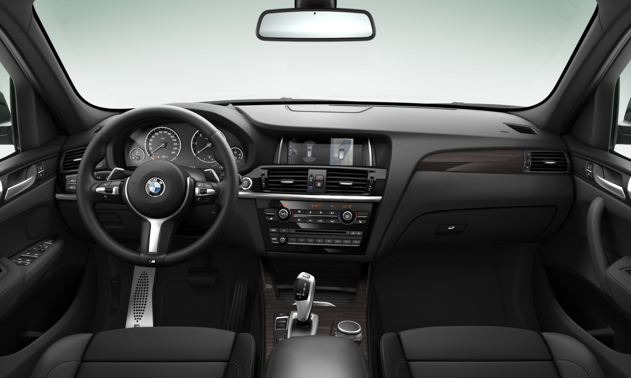 Interior of 2016 BMW X3 xDrive20d (F25), VIN WBAWZ520200T58031