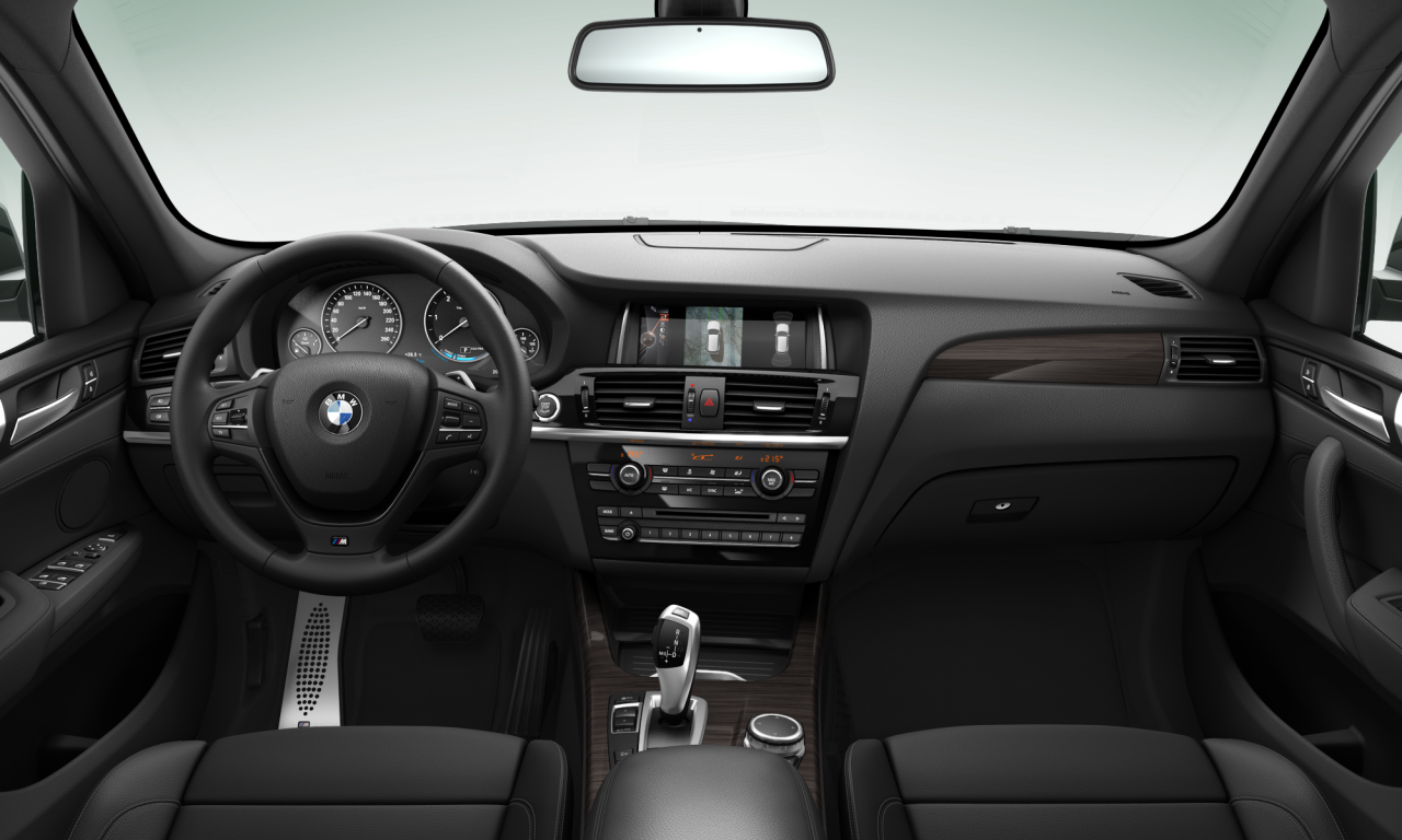 Interior of 2016 BMW X3 xDrive20d (F25), VIN WBAWZ520500S11282