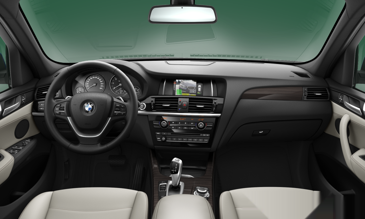 Interior of 2014 BMW X3 xDrive20d (F25), VIN WBAWZ520700C24036