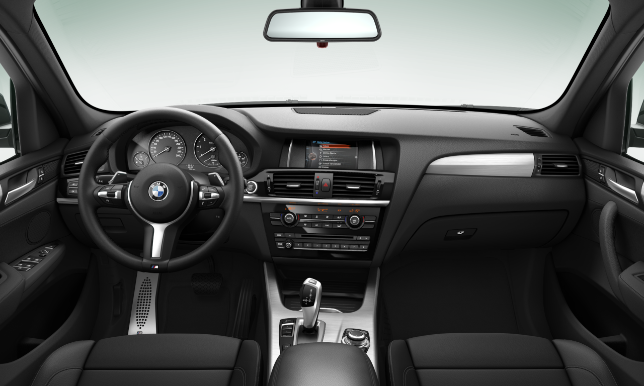 Interior of BMW X3 xDrive20d (F25), VIN WBAWZ520700T55660