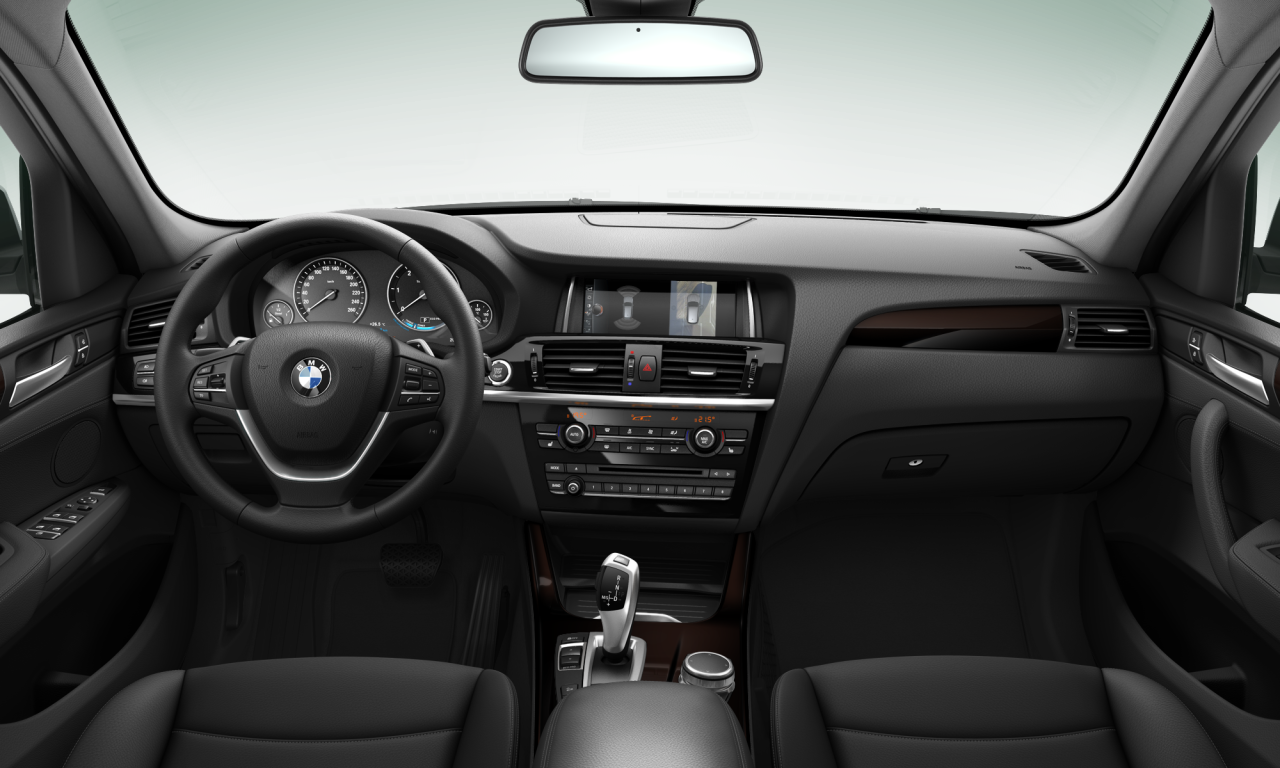 Interior of 2017 BMW X3 xDrive20d (F25), VIN WBAWZ520900W93321