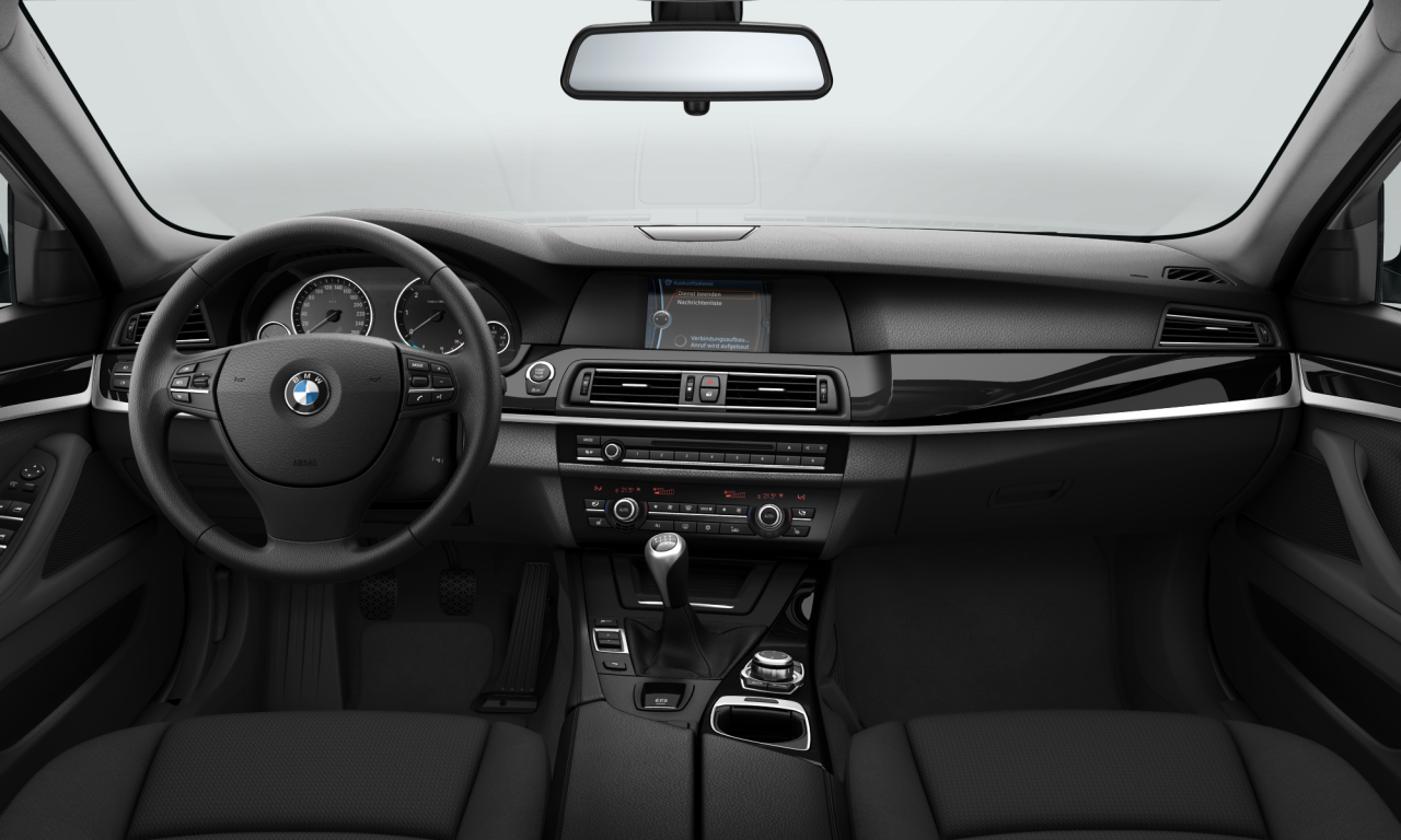 Interior of BMW 530d (F10), VIN WBAXA51040C585877