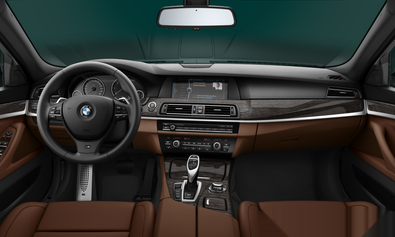 Interior of 2012 BMW 535d xDrive (F10), VIN WBAXA91030DX32269