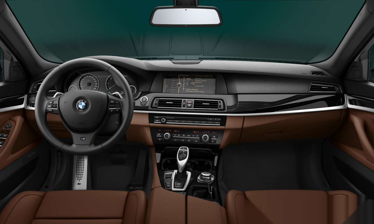 Interior of BMW 535d xDrive (F11), VIN WBAXB11070DW99484