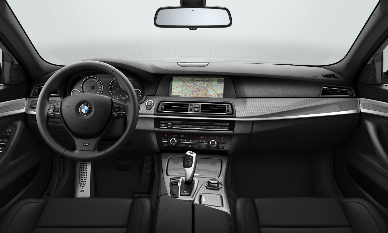 Interior of BMW 525d xDrive (F11), VIN WBAXB91030DX44015