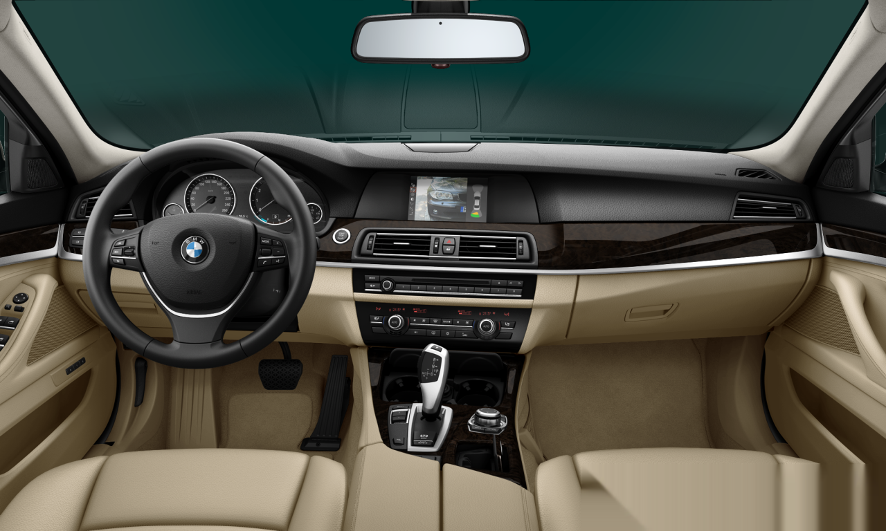 Interior of 2012 BMW 520i (F10), VIN WBAXG1104DDW31232