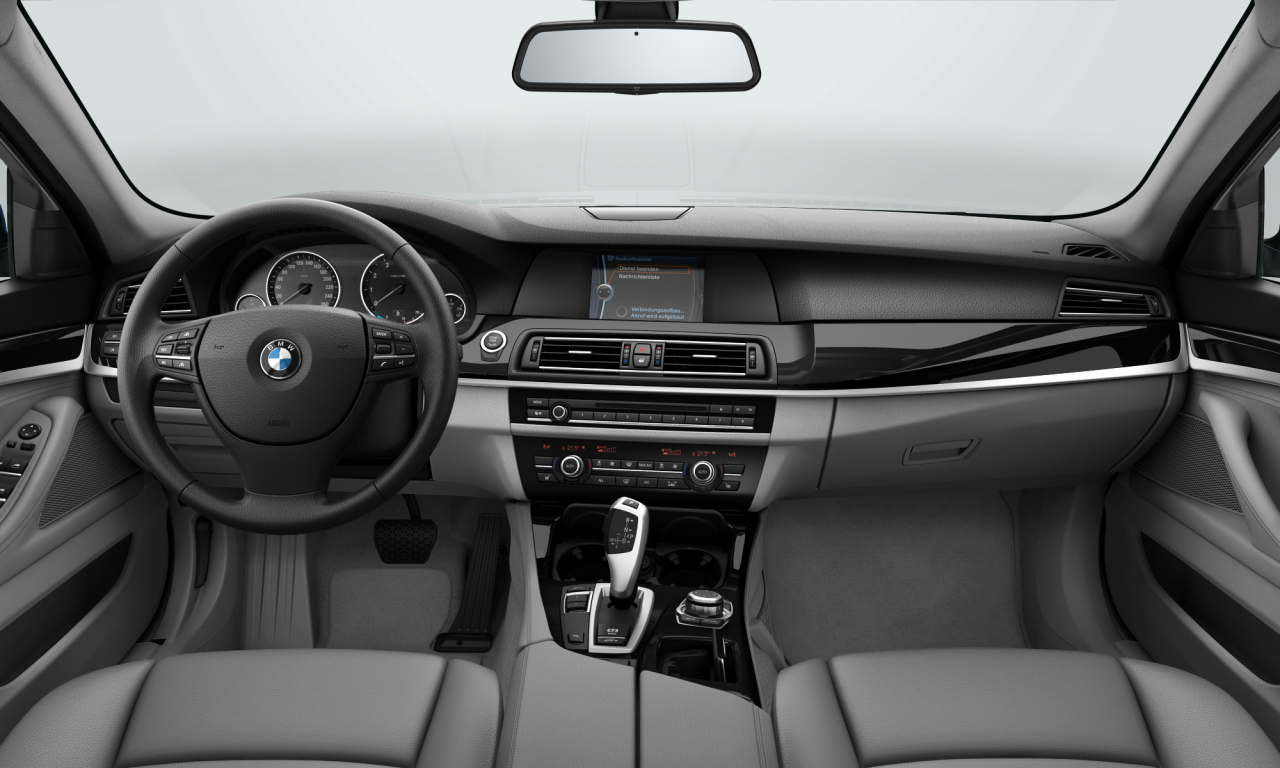 Interior of BMW 528i (F11), VIN WBAXL31060DZ02843