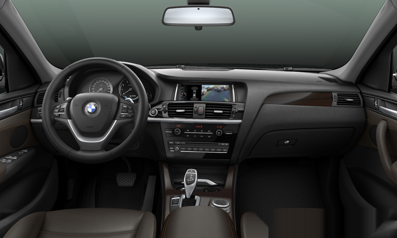 Interior of BMW X4 xDrive28i (F26), VIN WBAXW3105H0T91300