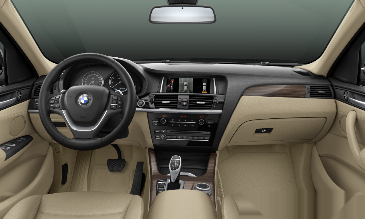 Interior of 2014 BMW X4 xDrive28i (F26), VIN WBAXW320400F79506