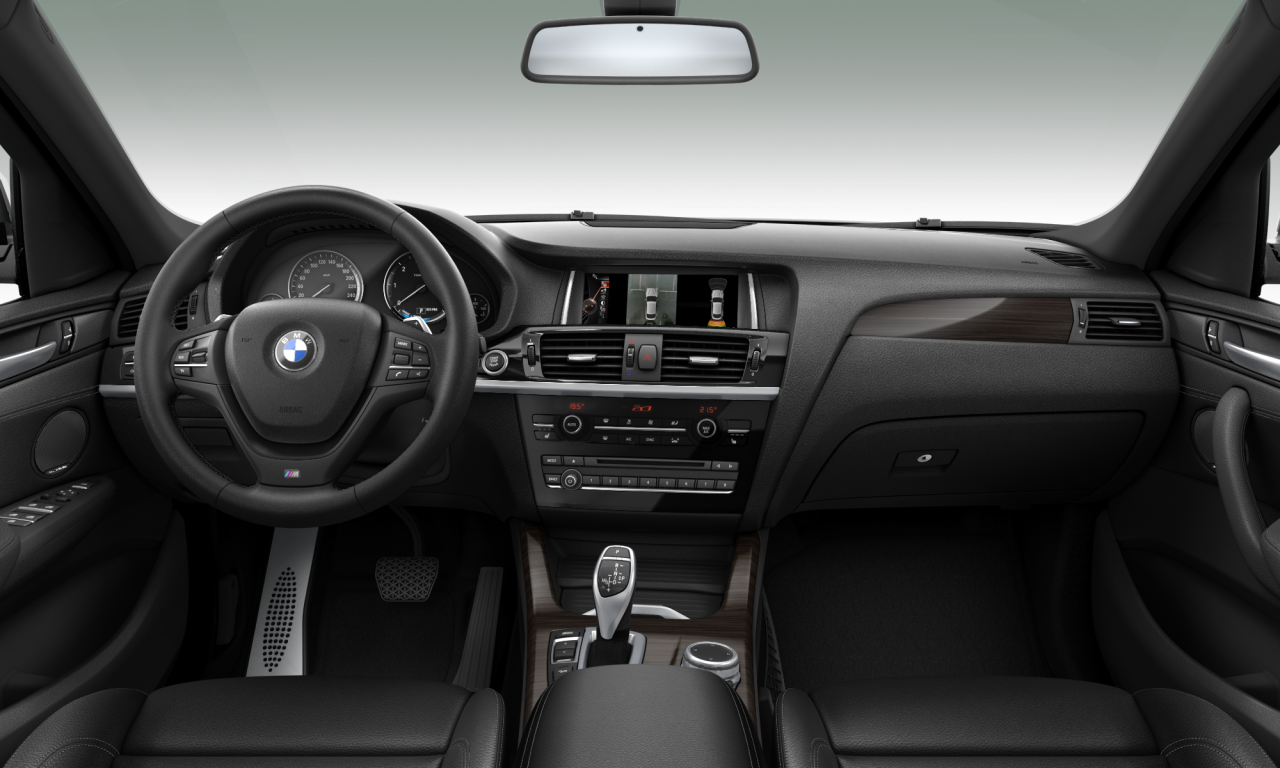 Interior of BMW X4 xDrive35d (F26), VIN WBAXX520800F91148