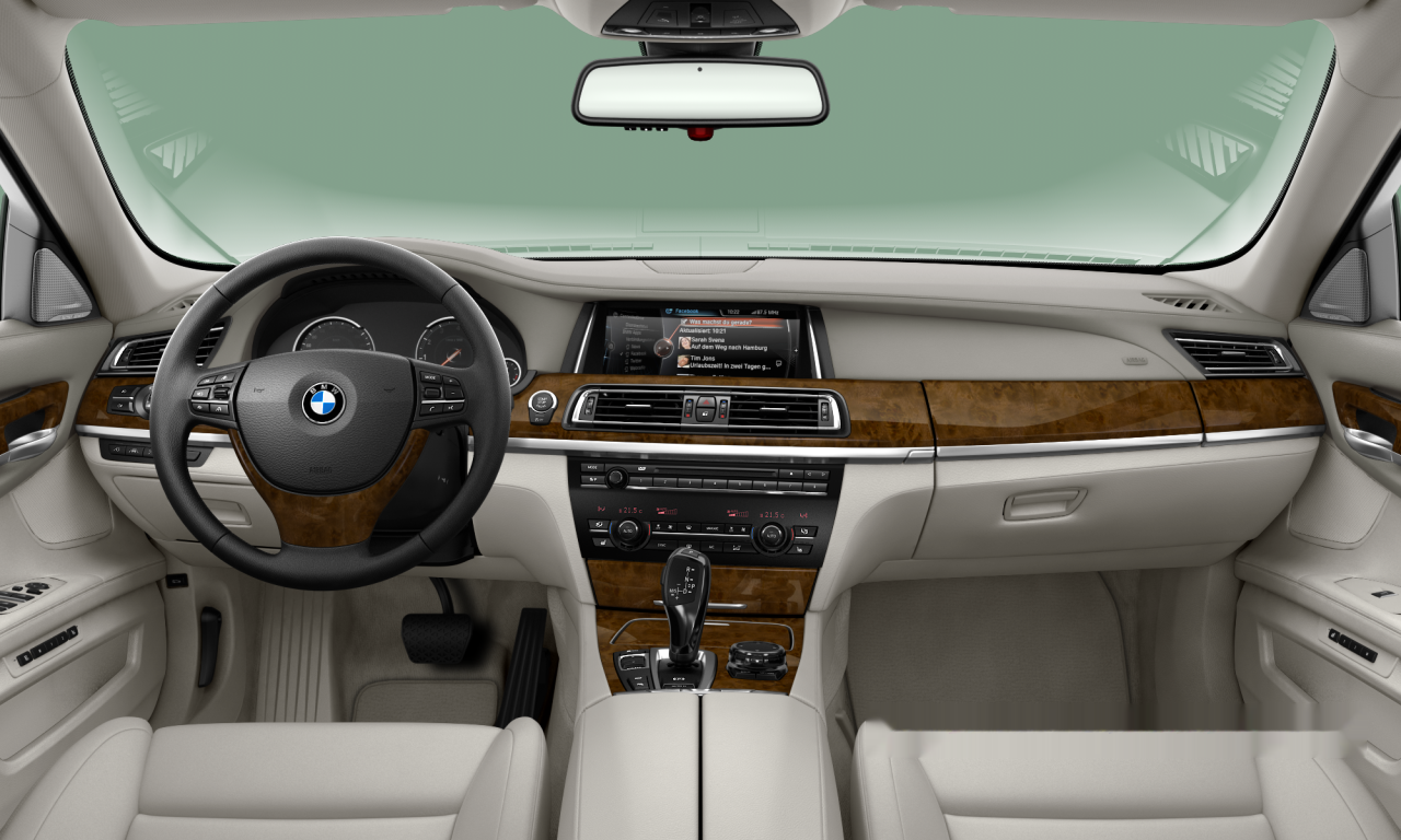 Interior of BMW 750i xDrive (F01 (MUE)), VIN WBAYB61010C997729