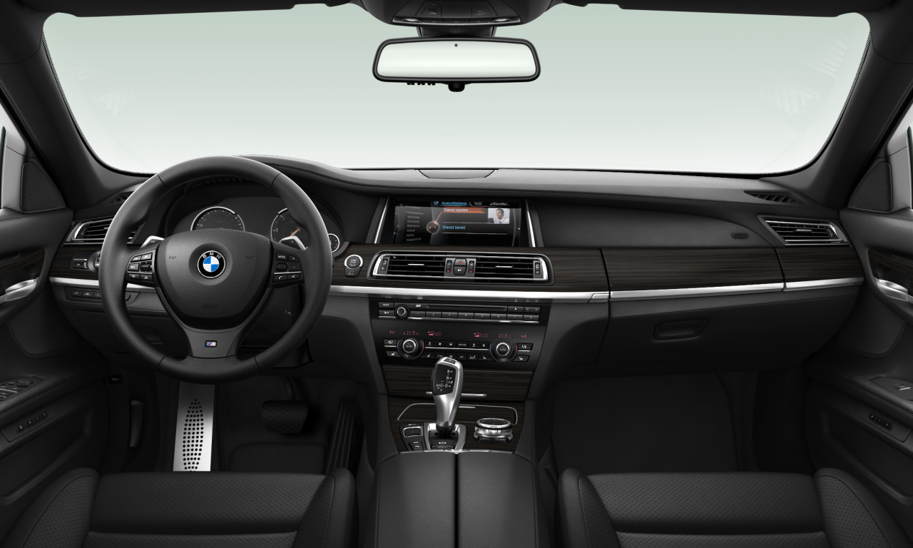 Interior of BMW 750d xDrive (F01 (MUE)), VIN WBAYB81010D247575