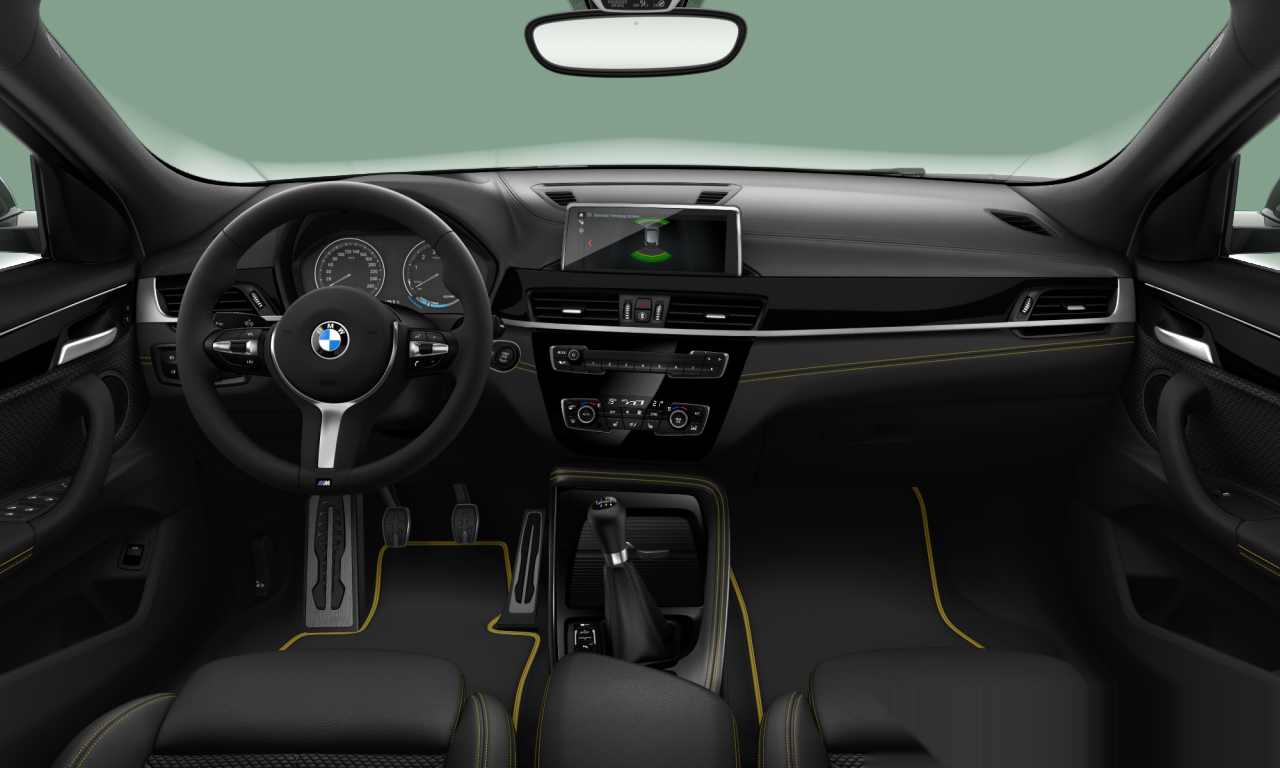 Interior of BMW X2 sDrive18i (F39), VIN WBAYH110105W19044