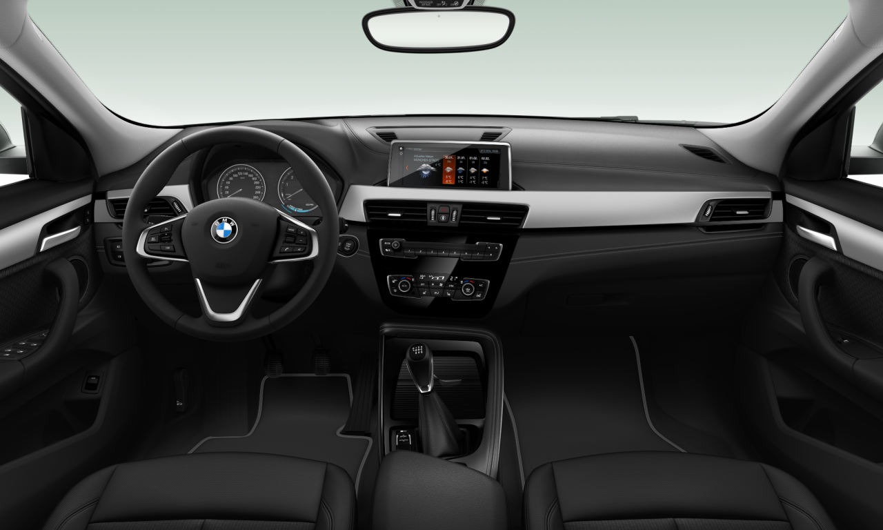 Interior of BMW X2 sDrive18i (F39), VIN WBAYH110305X22725