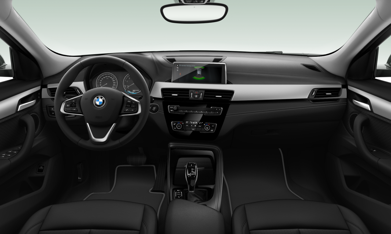Interior of 2023 BMW X2 sDrive18i (F39), VIN WBAYH110505X09684