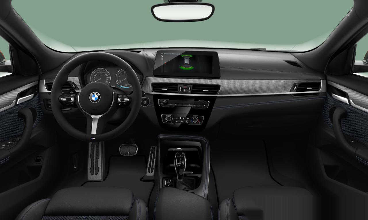 Interior of BMW X2 sDrive18i (F39), VIN WBAYH120105V58275