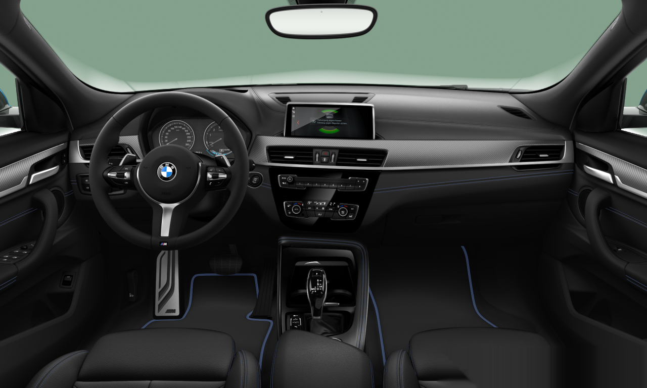 Interior of BMW X2 sDrive20i (F39), VIN WBAYH32090EB18657
