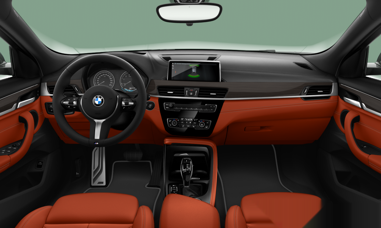 Interior of 2018 BMW X2 xDrive20i (F39), VIN WBAYH51000EB36817