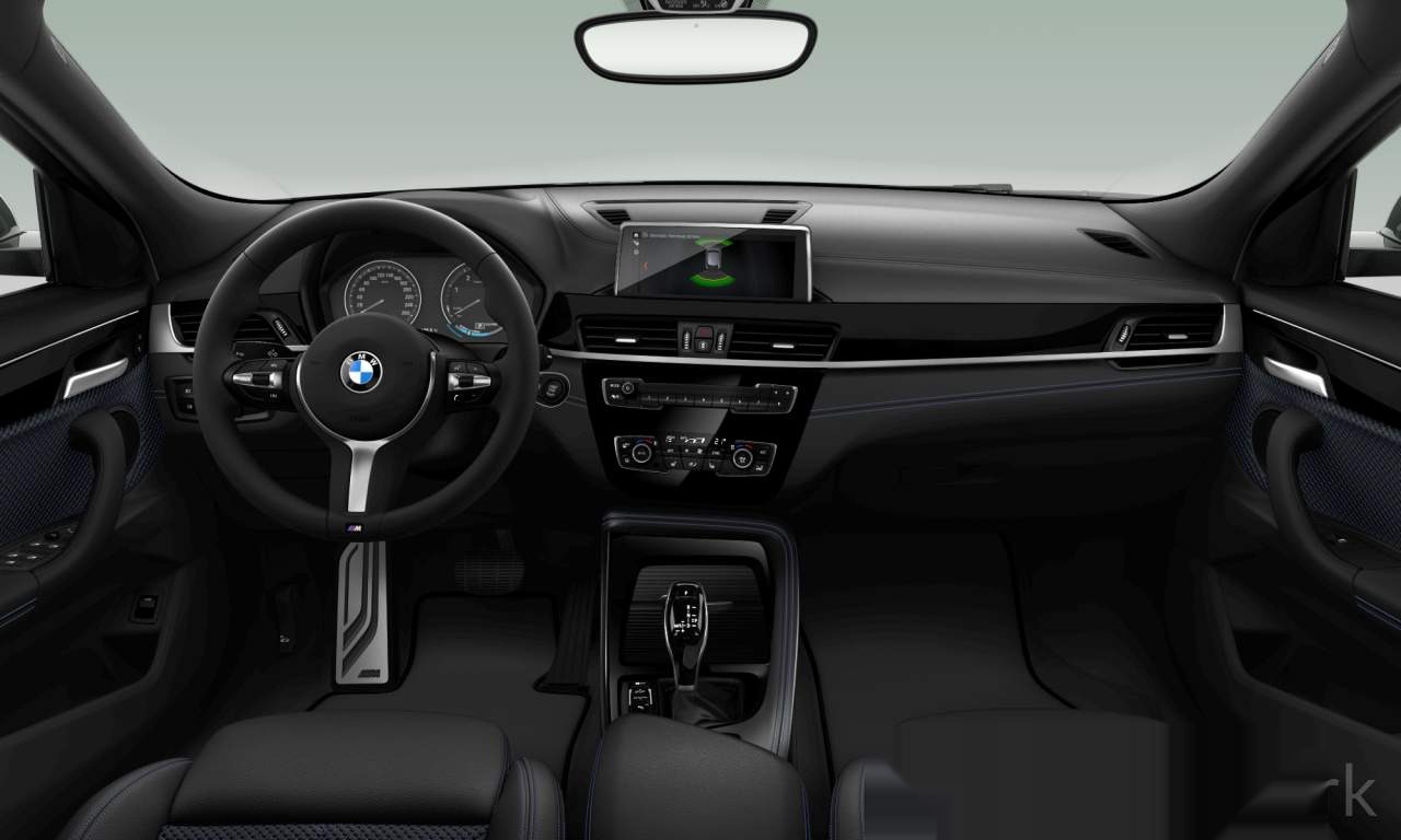 Interior of 2020 BMW X2 sDrive16d (Sports Activity Coupe (5 Doors)), VIN WBAYK110605S55866