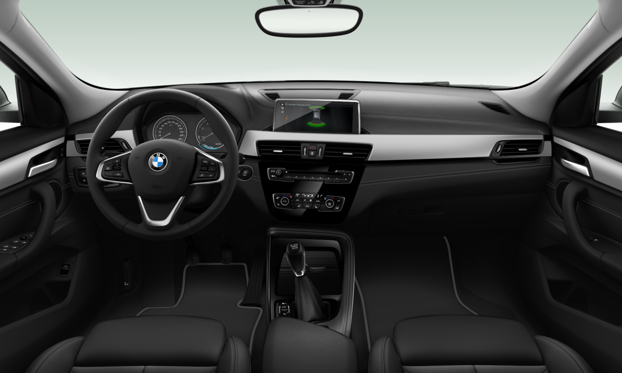 Interior of 2020 BMW X2 sDrive18d (F39), VIN WBAYK510205R69095